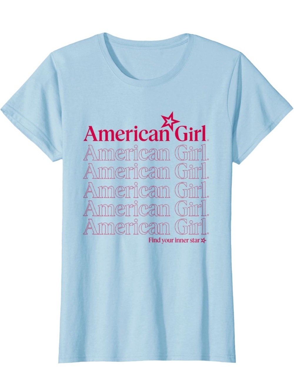 American Girl Light Blue T-Shirt